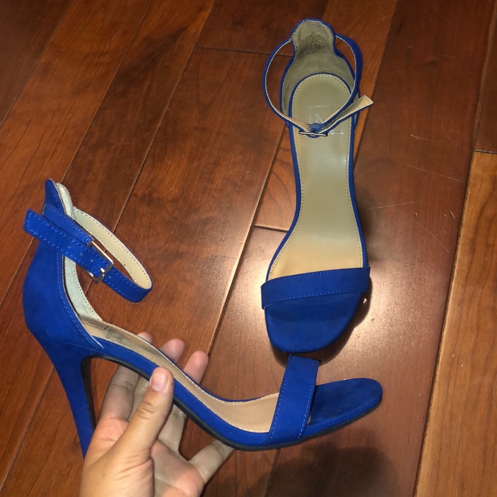 Blue Material Girl Heels